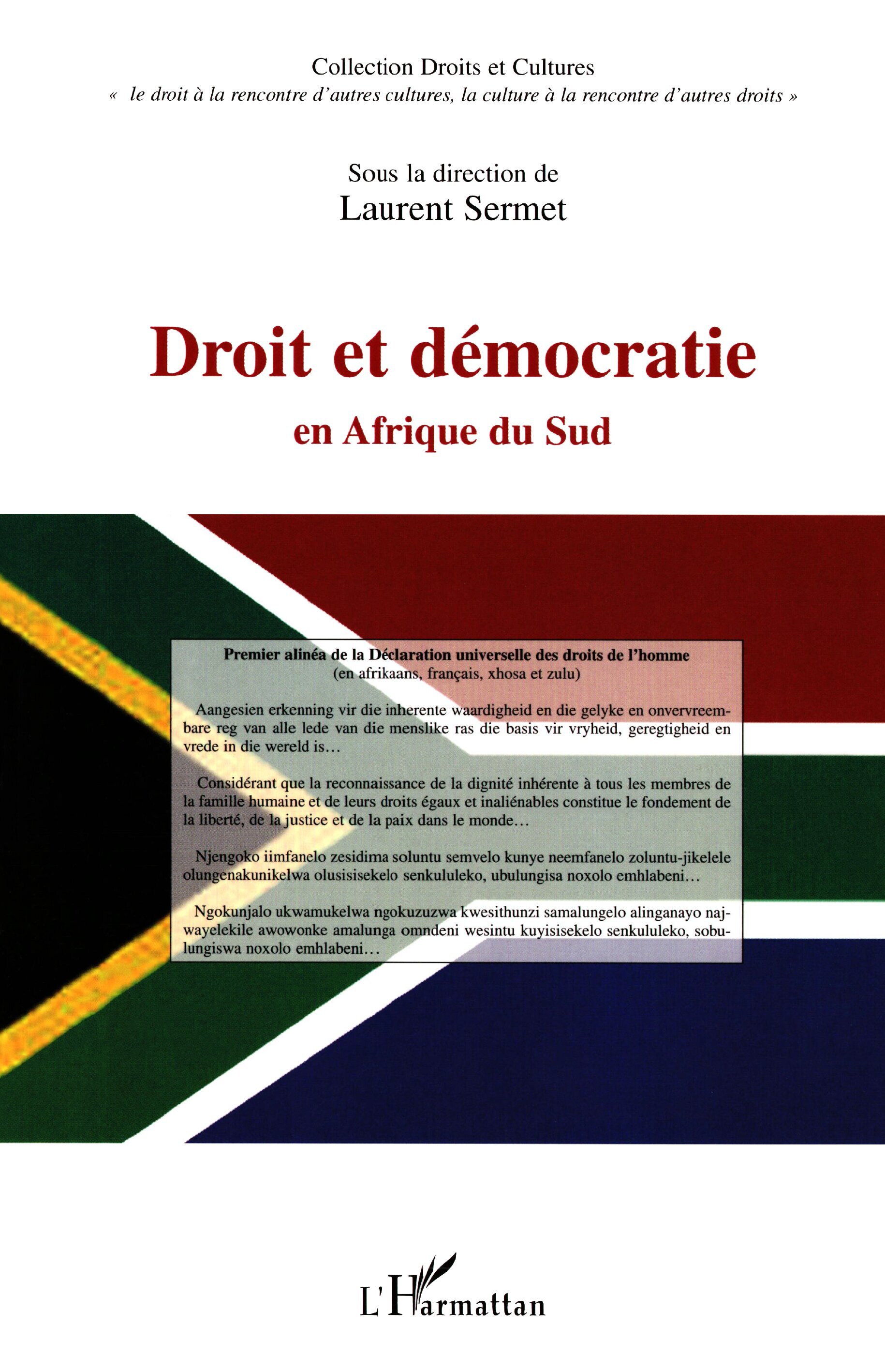 DROIT ET DÉMOCRATIE EN AFRIQUE DU SUD