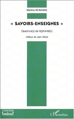 SAVOIRS-ENSEIGNES