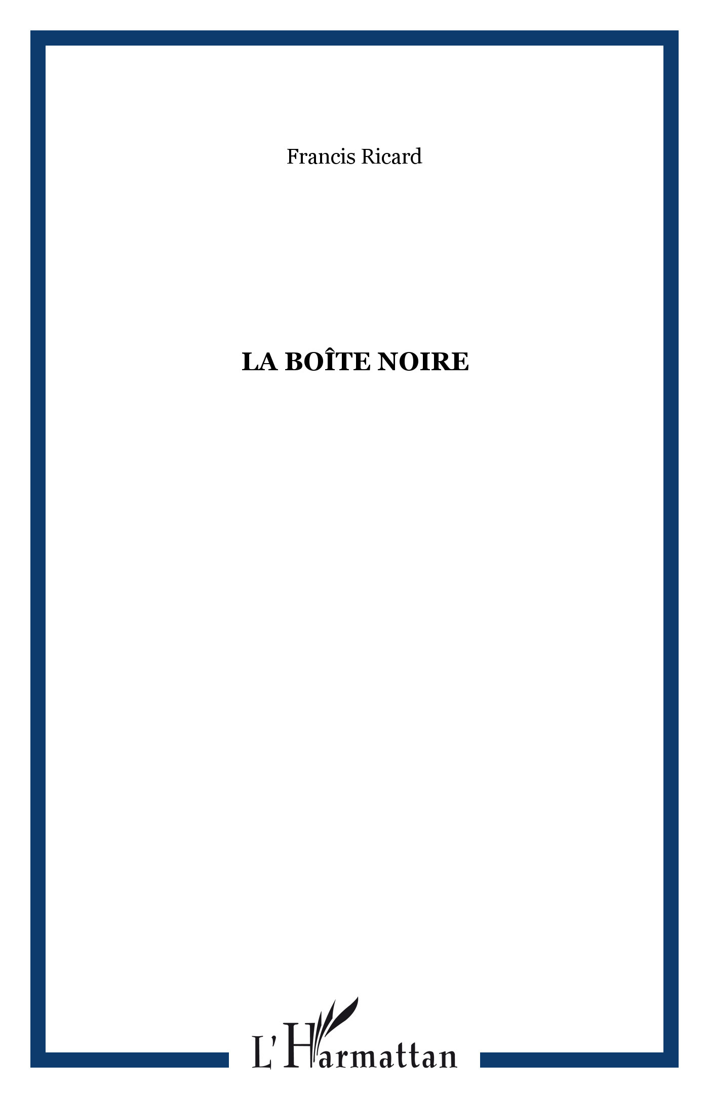 LA BOÎTE NOIRE