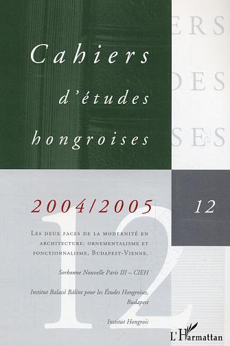 Cahiers d'Etudes hongroises et finlandaises