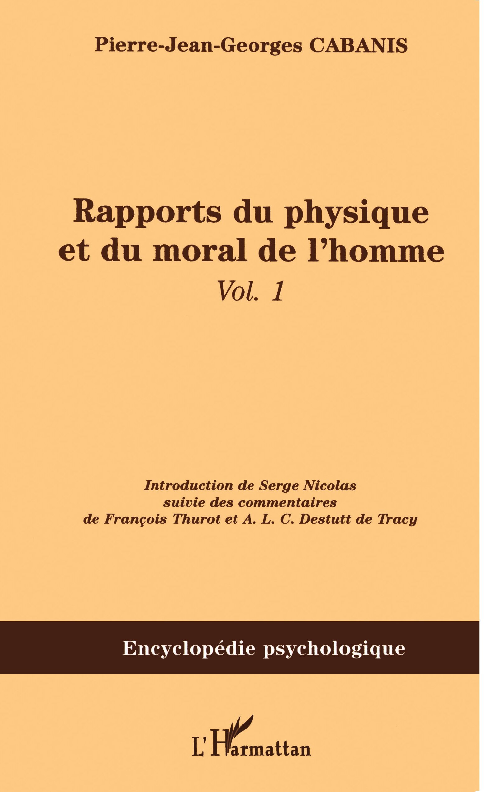 Rapports du physique et du moral de l'homme