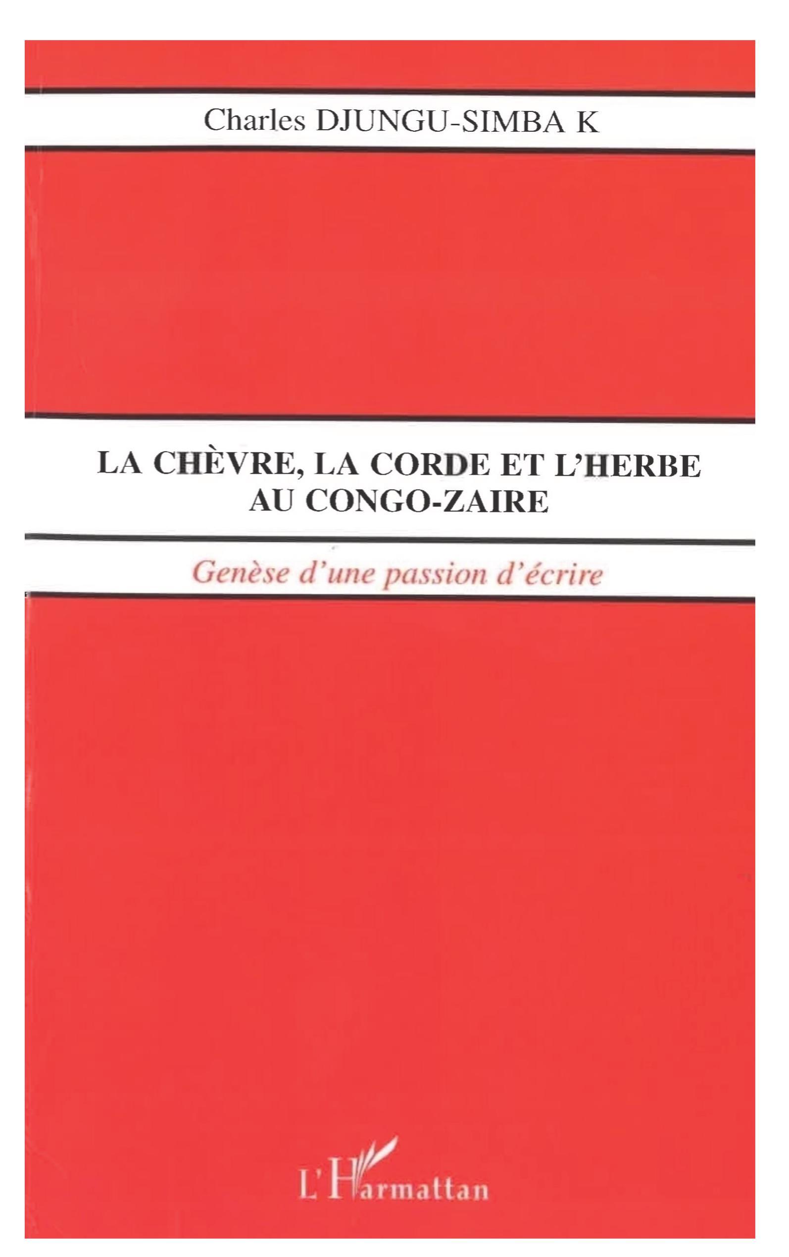 LA CHÈVRE, LA CORDE ET L'HERBE AU CONGO-ZAÏRE