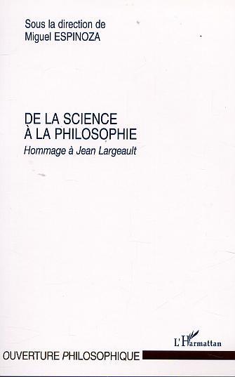 DE LA SCIENCE À LA PHILOSOPHIE
