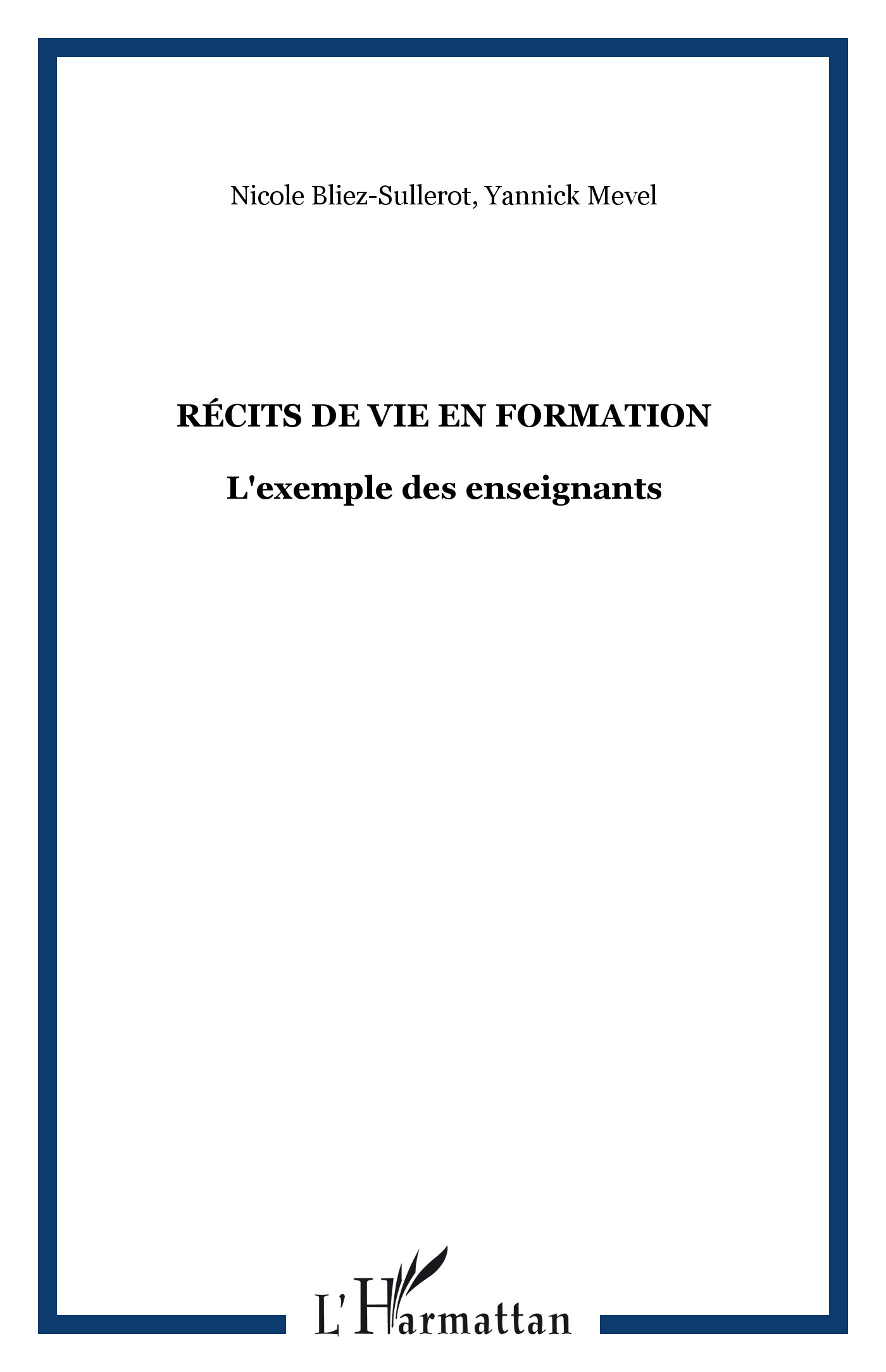 Récits de vie en formation
