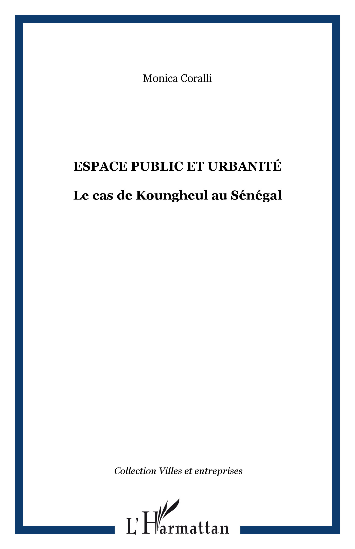 ESPACE PUBLIC ET URBANITÉ