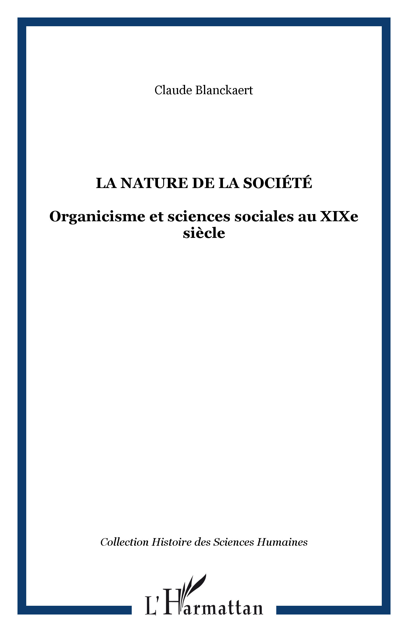 La nature de la société