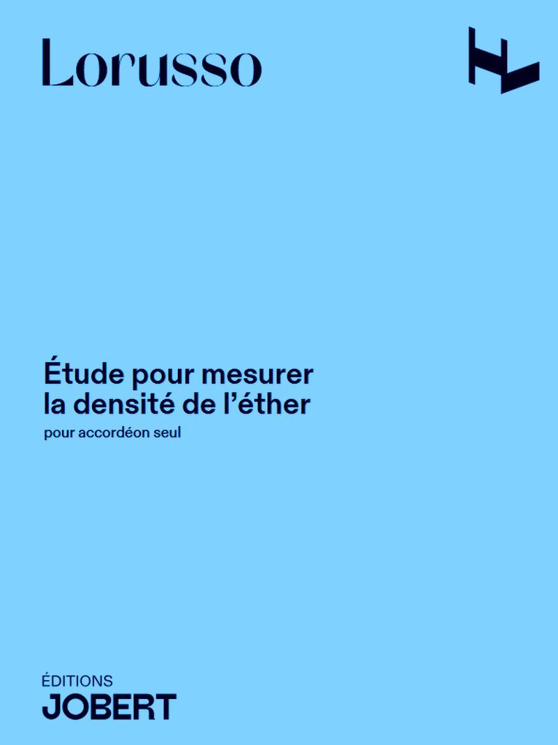 Etude pour mesurer la densité de l'éther --- Accordéon