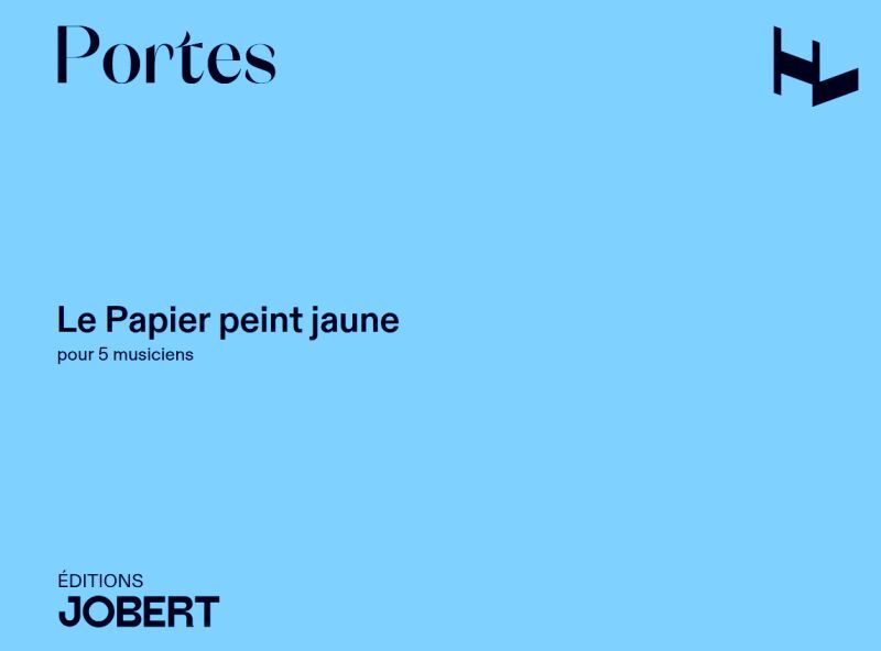 Le papier peint jaune pour cinq musiciens - Conducteur