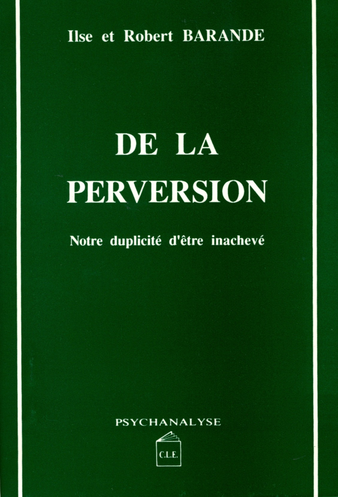 DE LA PERVERSION