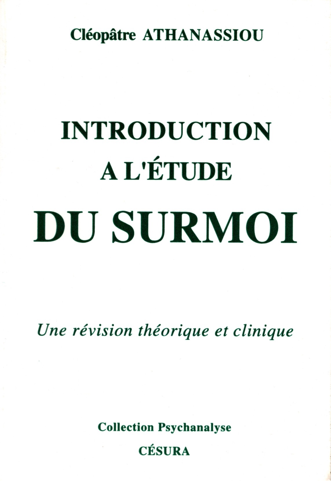 INTRODUCTION/ETUDE DU SURMOI