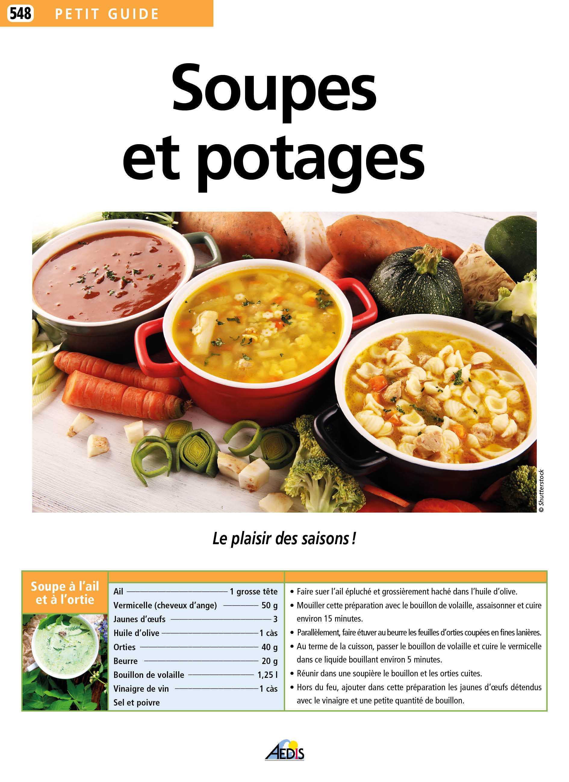 SOUPES ET POTAGES