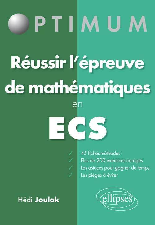 Réussir l'épreuve de mathématiques en ECS