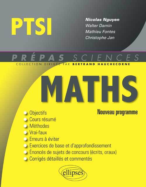 Mathématiques PTSI - conforme au nouveau programme 2013