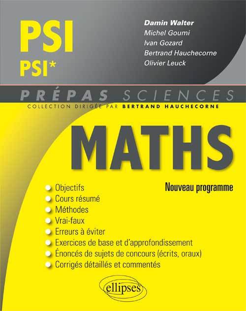 Mathématiques PSI/PSI* - nouveau programme 2014