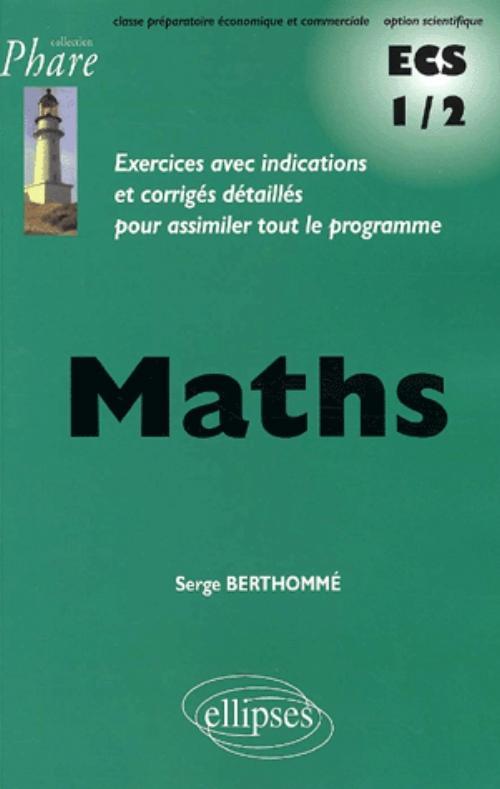 Mathématiques ECS 1/2