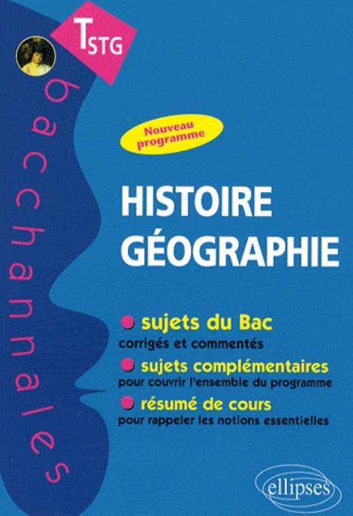 Histoire-Géographie - Terminale STG