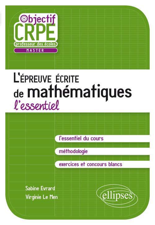 L'épreuve écrite de mathématiques - L'essentiel