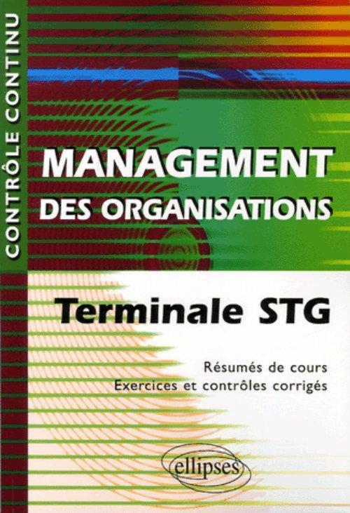 Management des organisations - Terminale STG