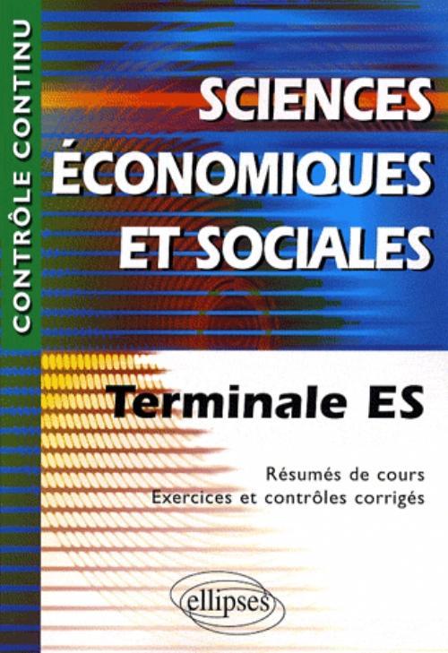 Sciences économiques et sociales - Terminale ES