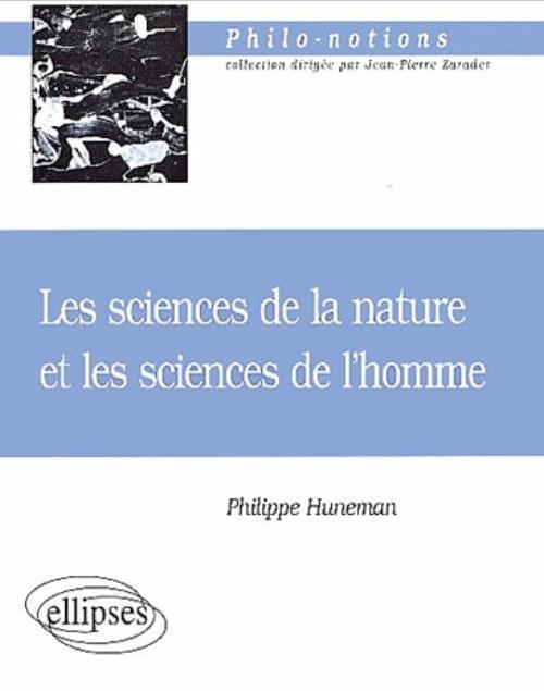 sciences de la nature et les sciences de l'homme (Les)