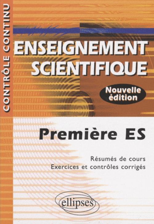 Enseignement scientifique - Première ES