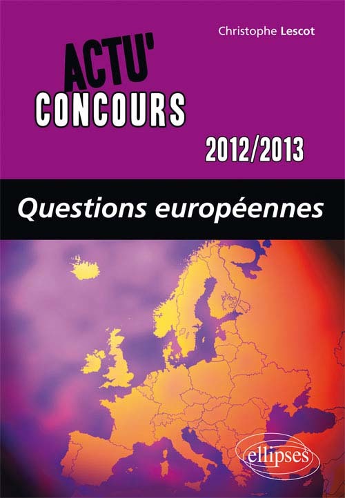 Questions européennes - 2012-2013
