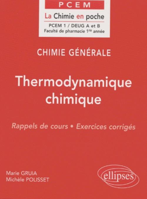Chimie générale - 2 - Thermodynamique chimique