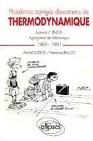 Thermodynamique 1989-1991 (Licence, ENSTA, Agrégation de Mécanique)