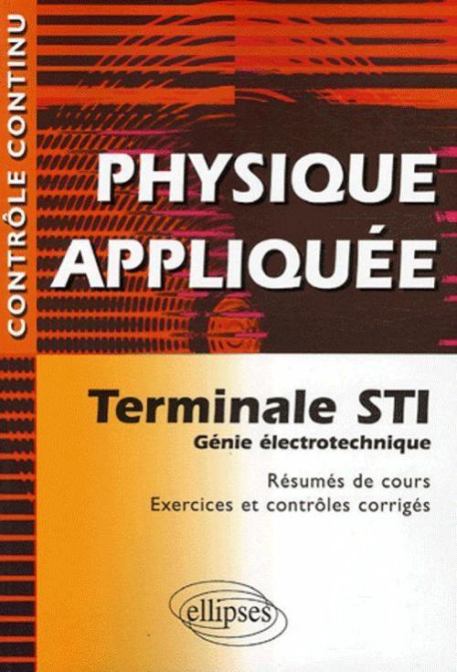 Physique appliquée - Terminale STI - Génie électrotechnique