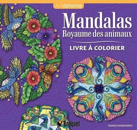 MANDALAS ROYAUME DES ANIMAUX. LIVRE A COLORIER