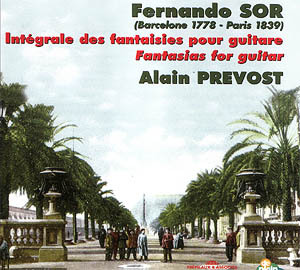 FERNANDO SOR INTEGRALE DES FANTAISIES POUR GUITARE 1778 1839 PAR ALAIN PREVOST