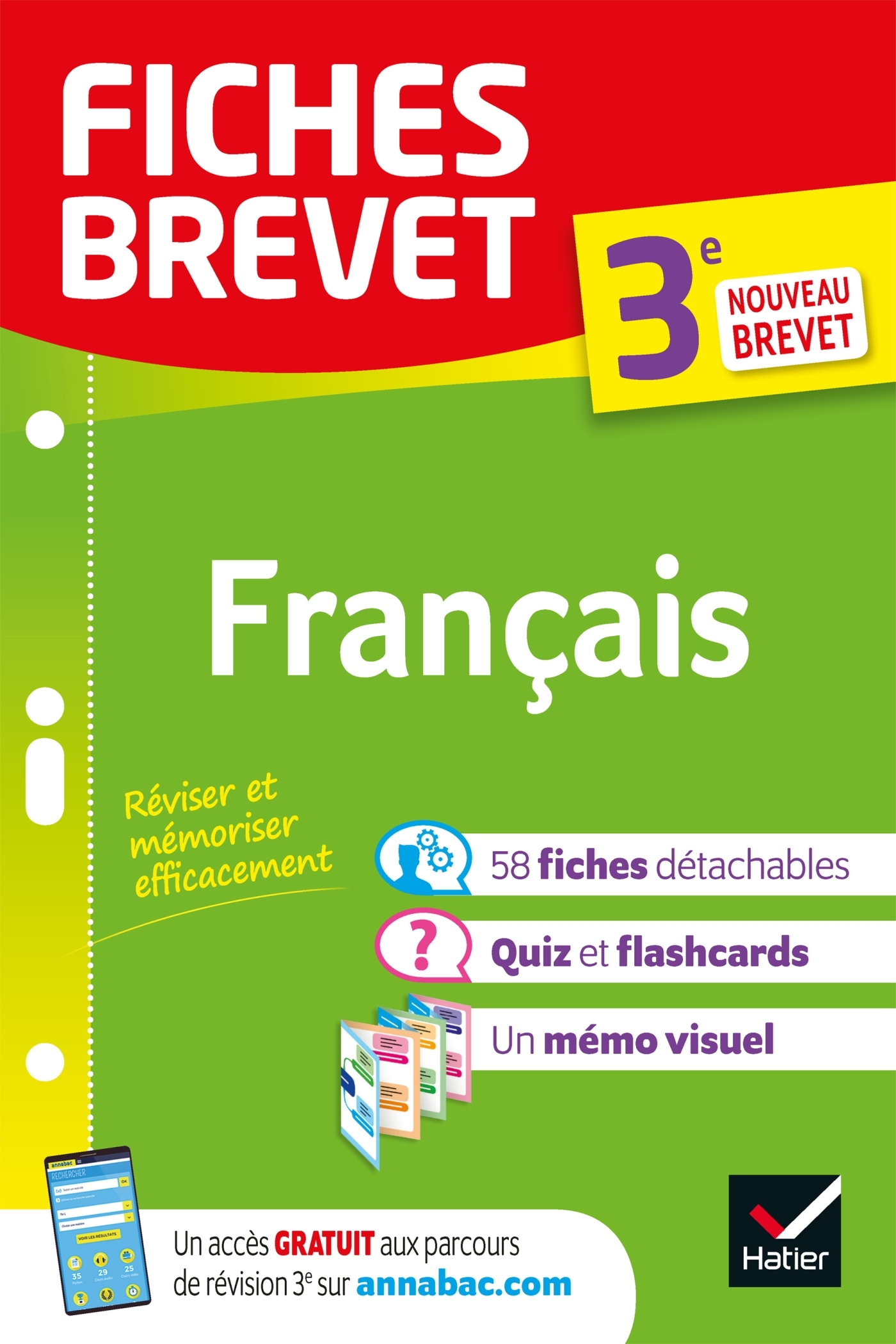 Fiches brevet Français 3e - Brevet 2023