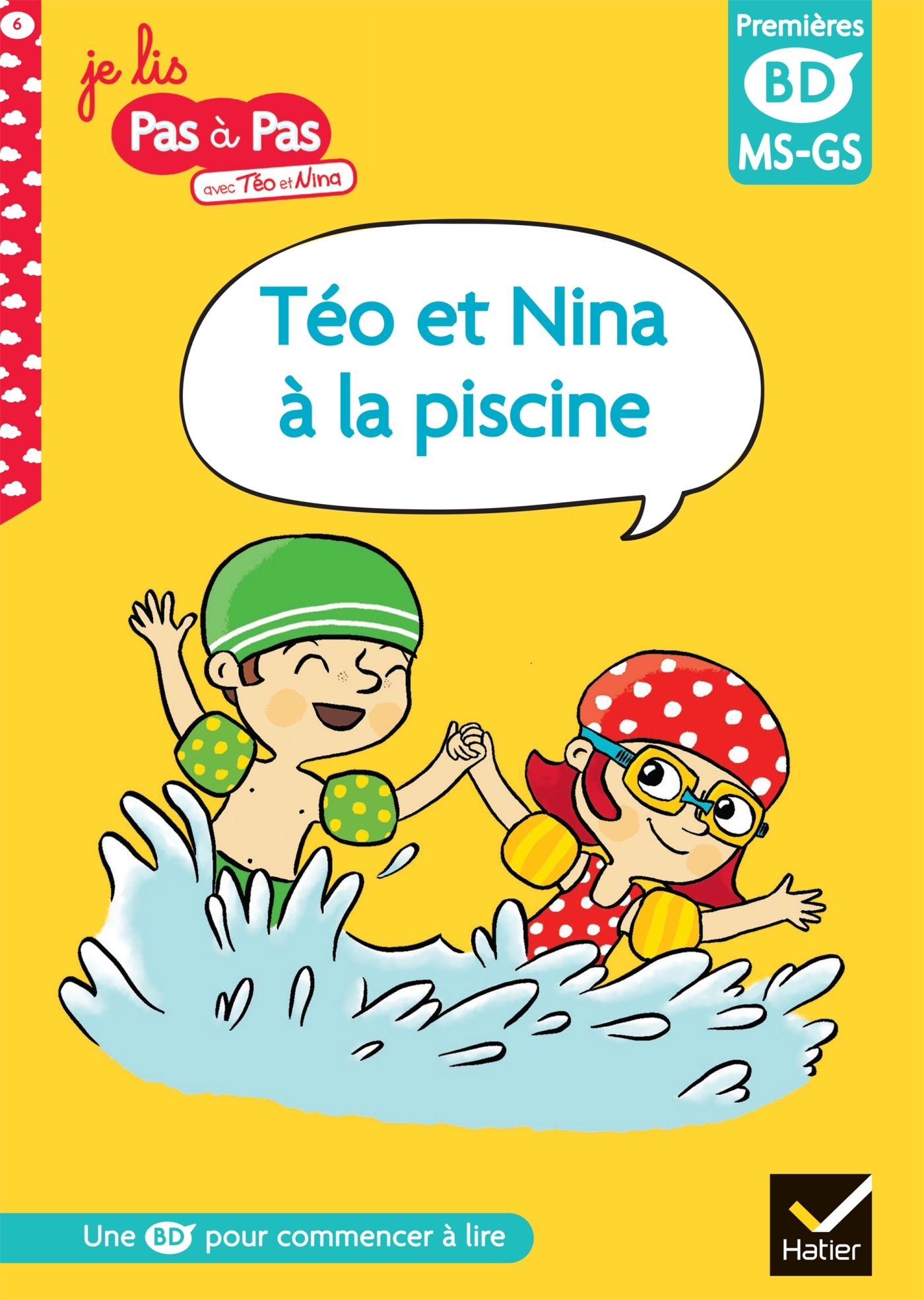 Téo et Nina à la piscine