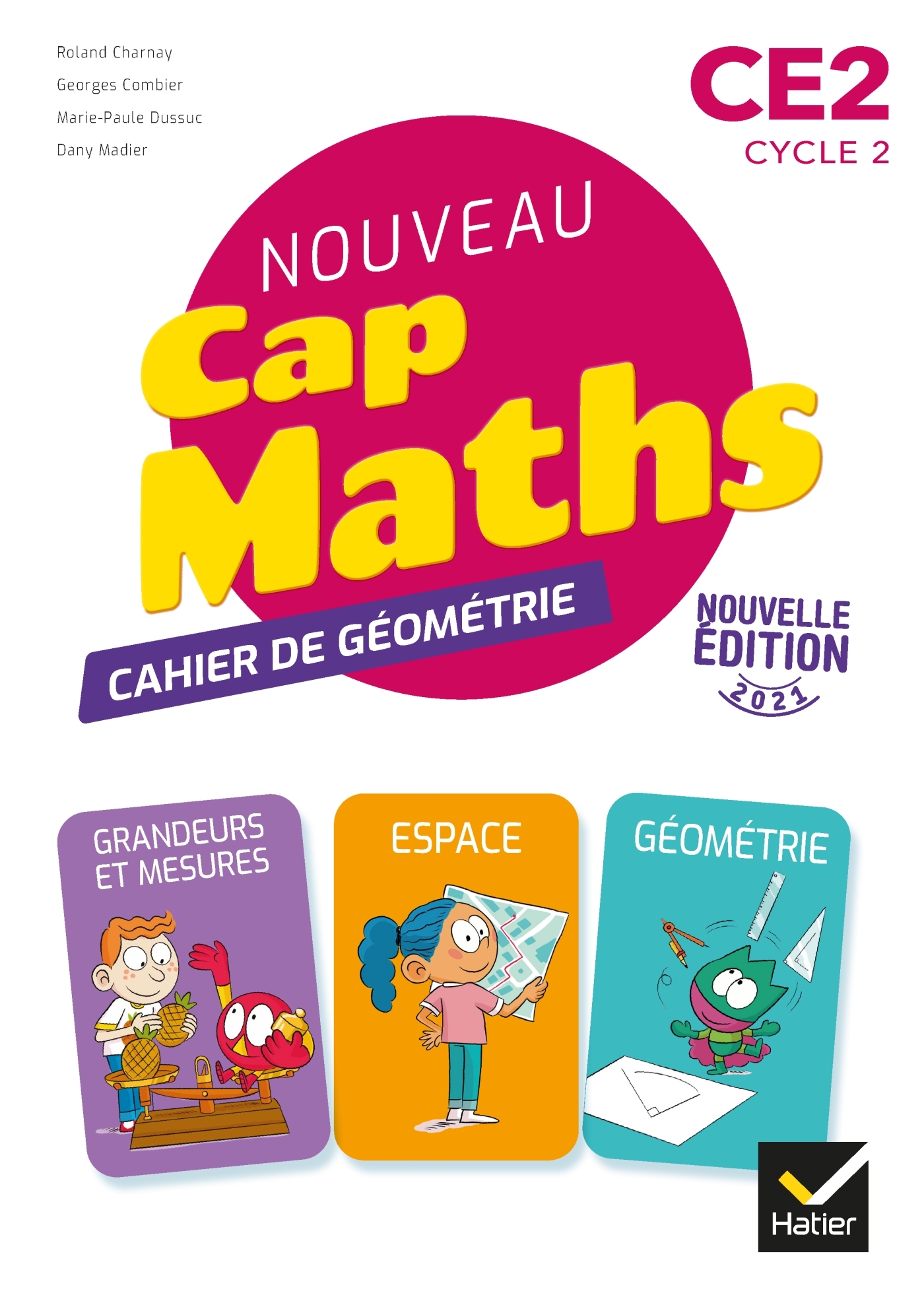 Cap Maths CE2 - Éd. 2021 - Cahier de Géométrie-mesure