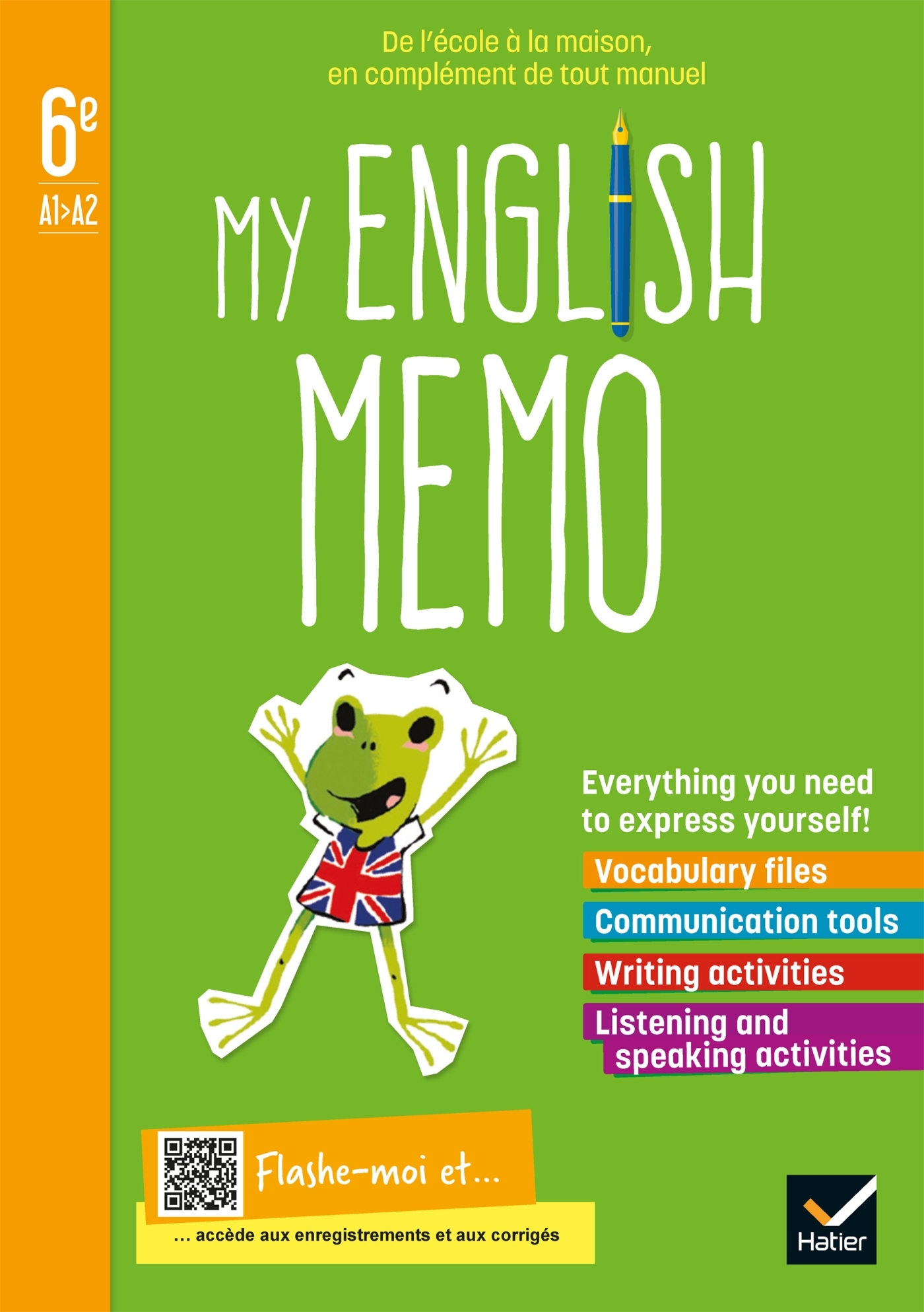 My English Memo - Anglais 6e- Éd. 2021 - Cahier élève