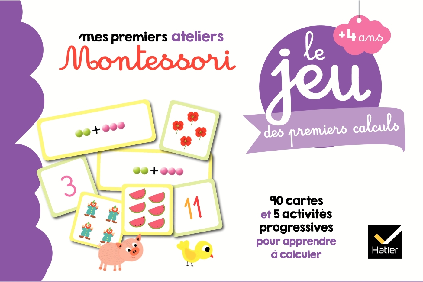 Le jeu Montessori des premiers calculs