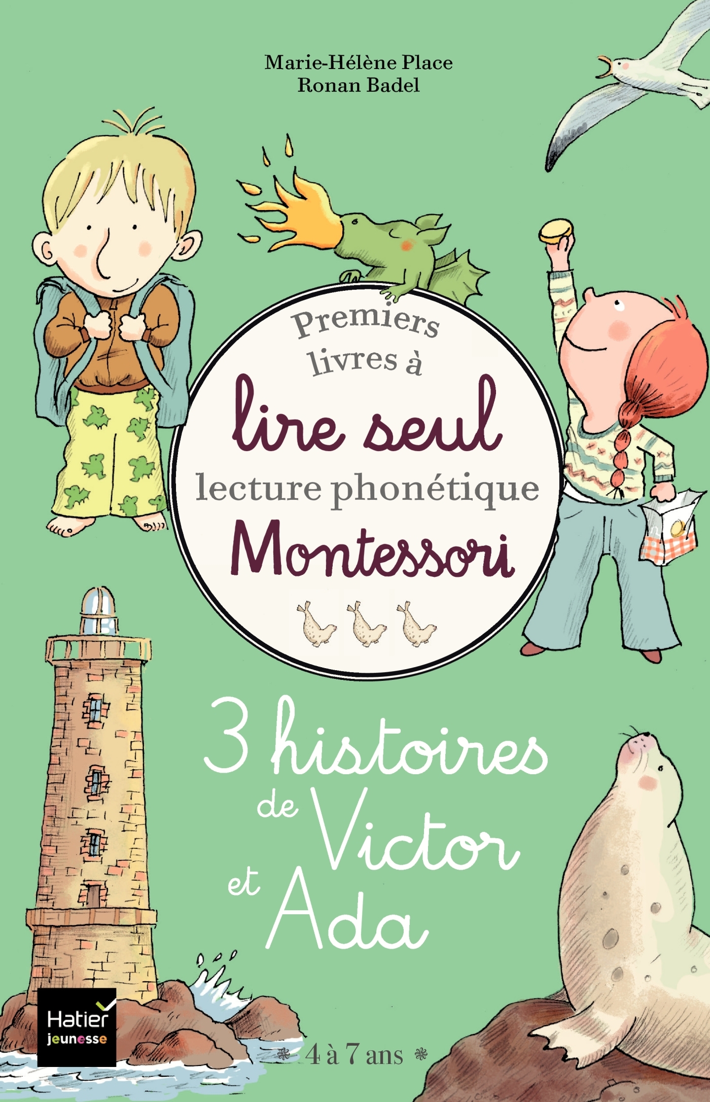 Coffret Premiers livres à lire seul - 3 histoires de Victor et Ada - niveau 3+ Pédagogie Montessori
