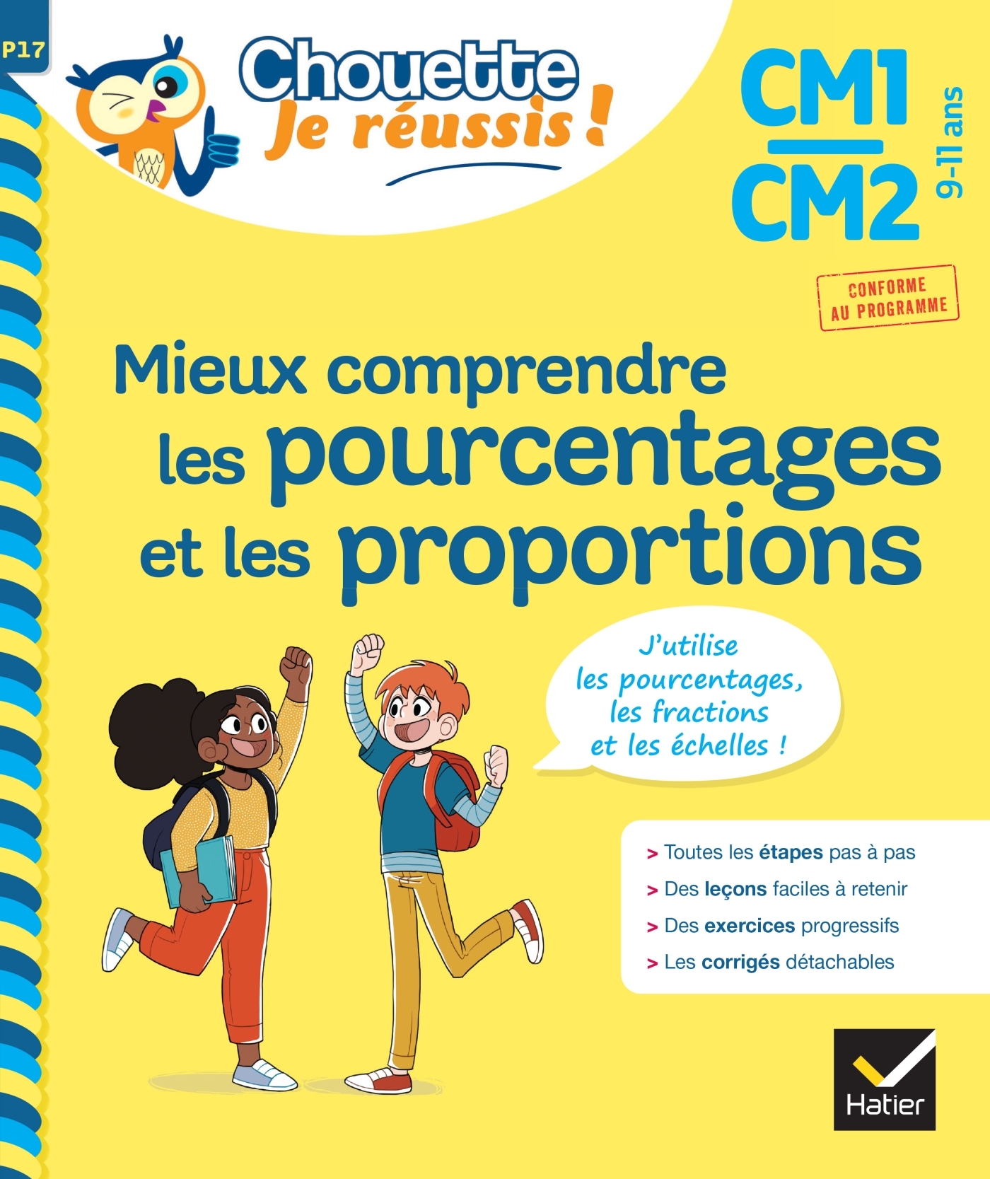 Mieux comprendre les pourcentages et les proportions CM1/CM2 9-11 ans - Chouette, Je réussis !