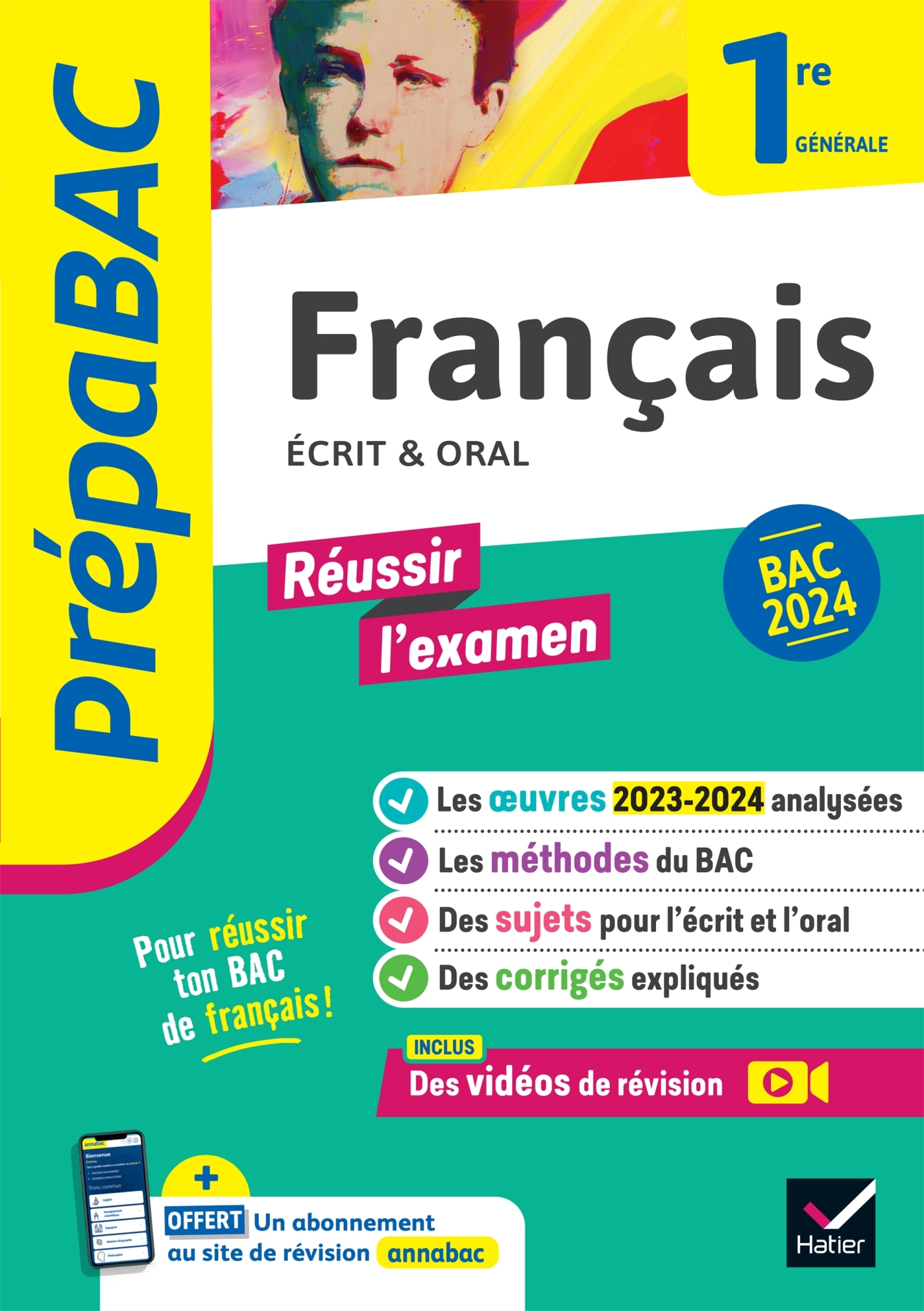 Prépabac Français 1re générale - Bac de français 2024 (écrit & oral)