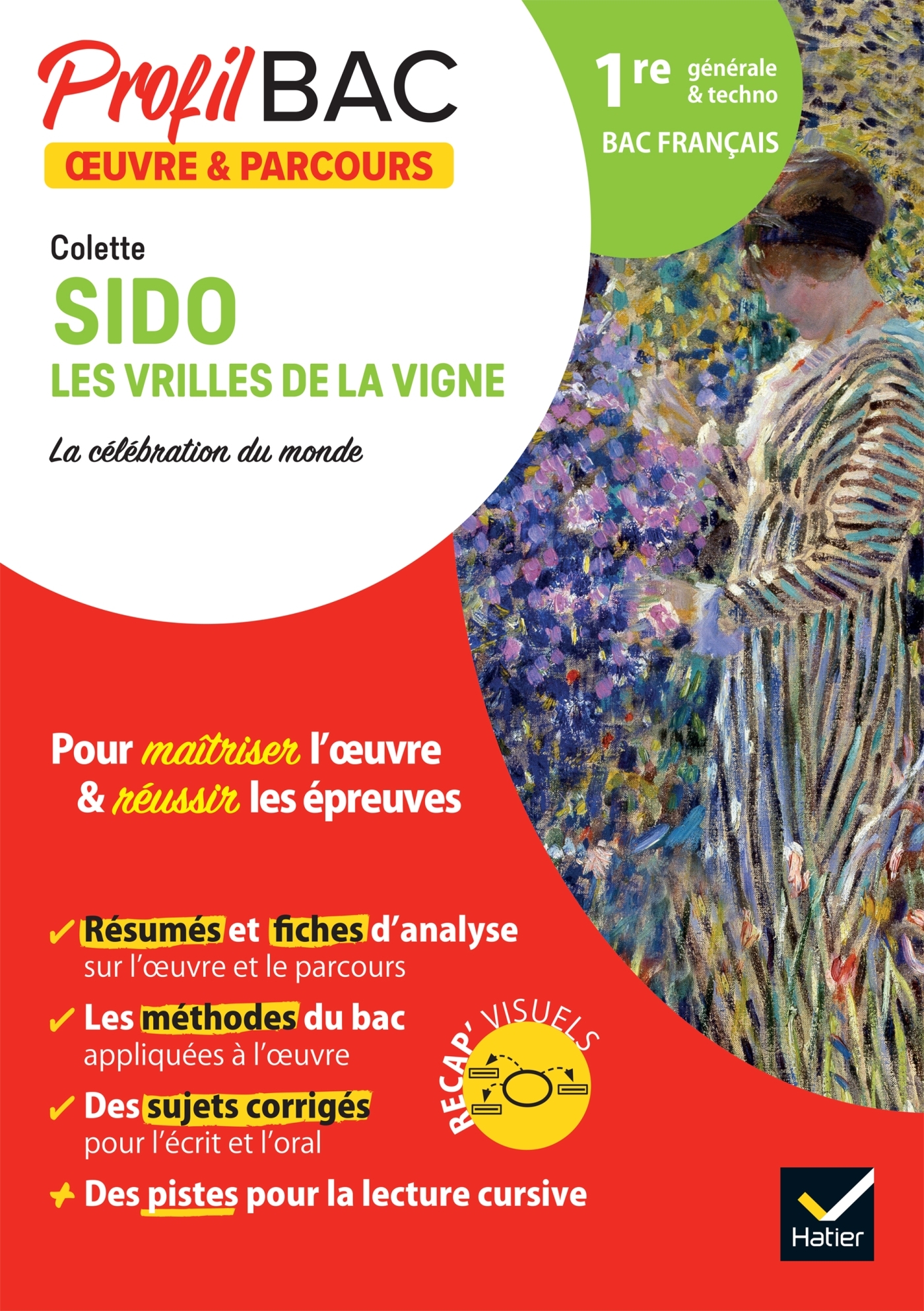 Profil - Colette, Sido, Les Vrilles de la vigne (oeuvre au programme Bac de français 2026)