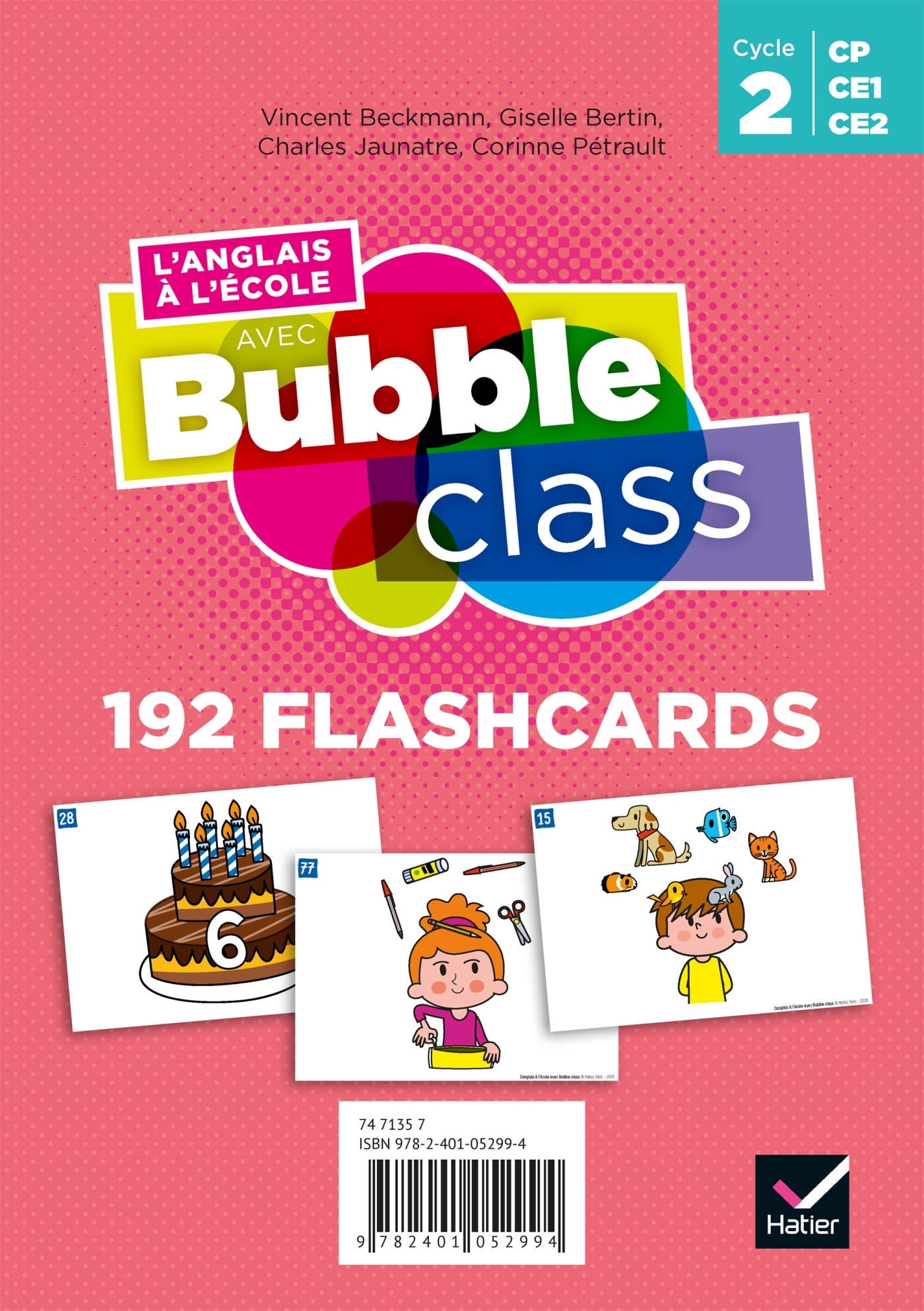L'Anglais à l'école avec Bubble Class - Cycle 2 Ed.2020 - Flashcards