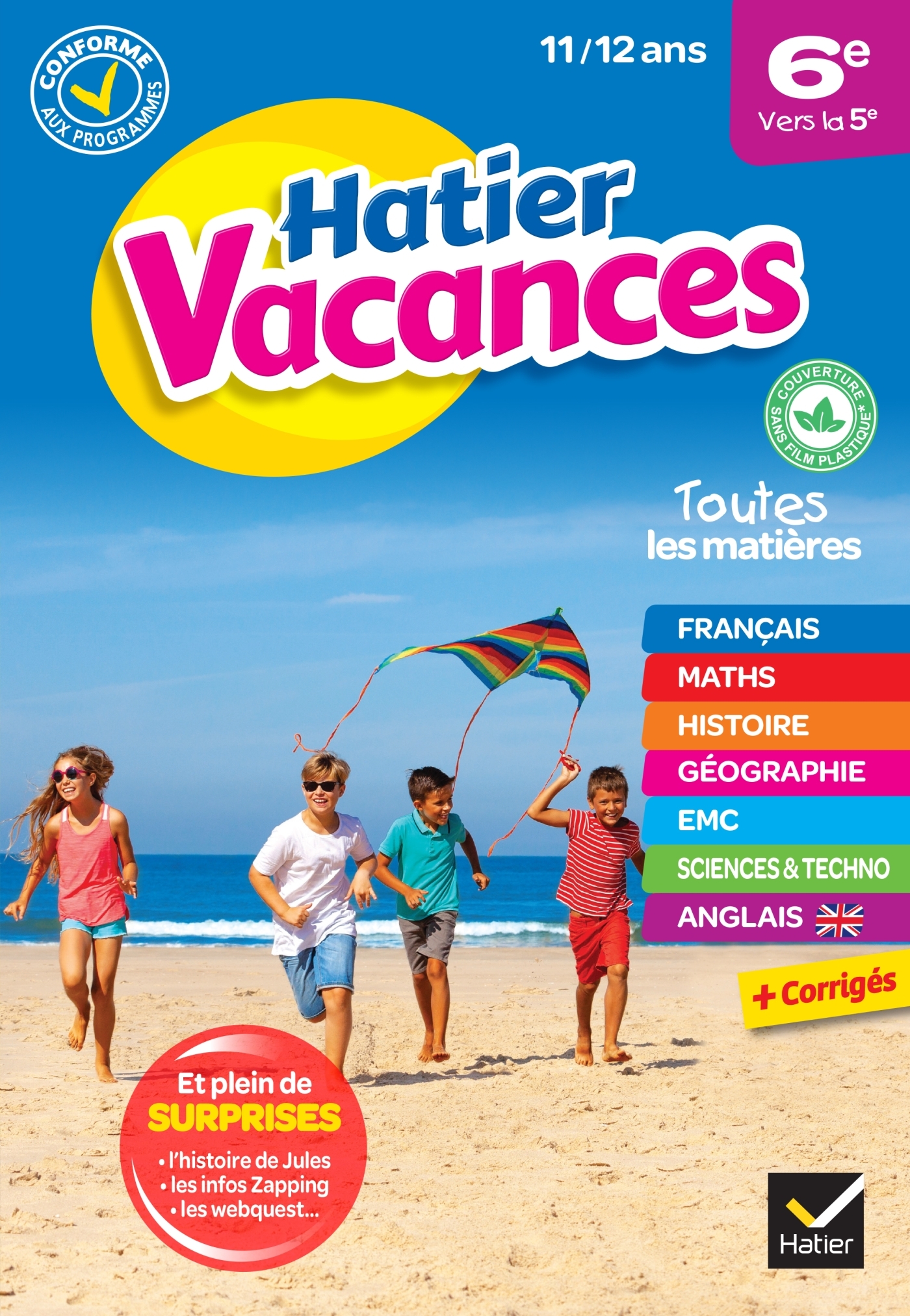 Cahier de vacances 2023 de la 6e vers la 5e