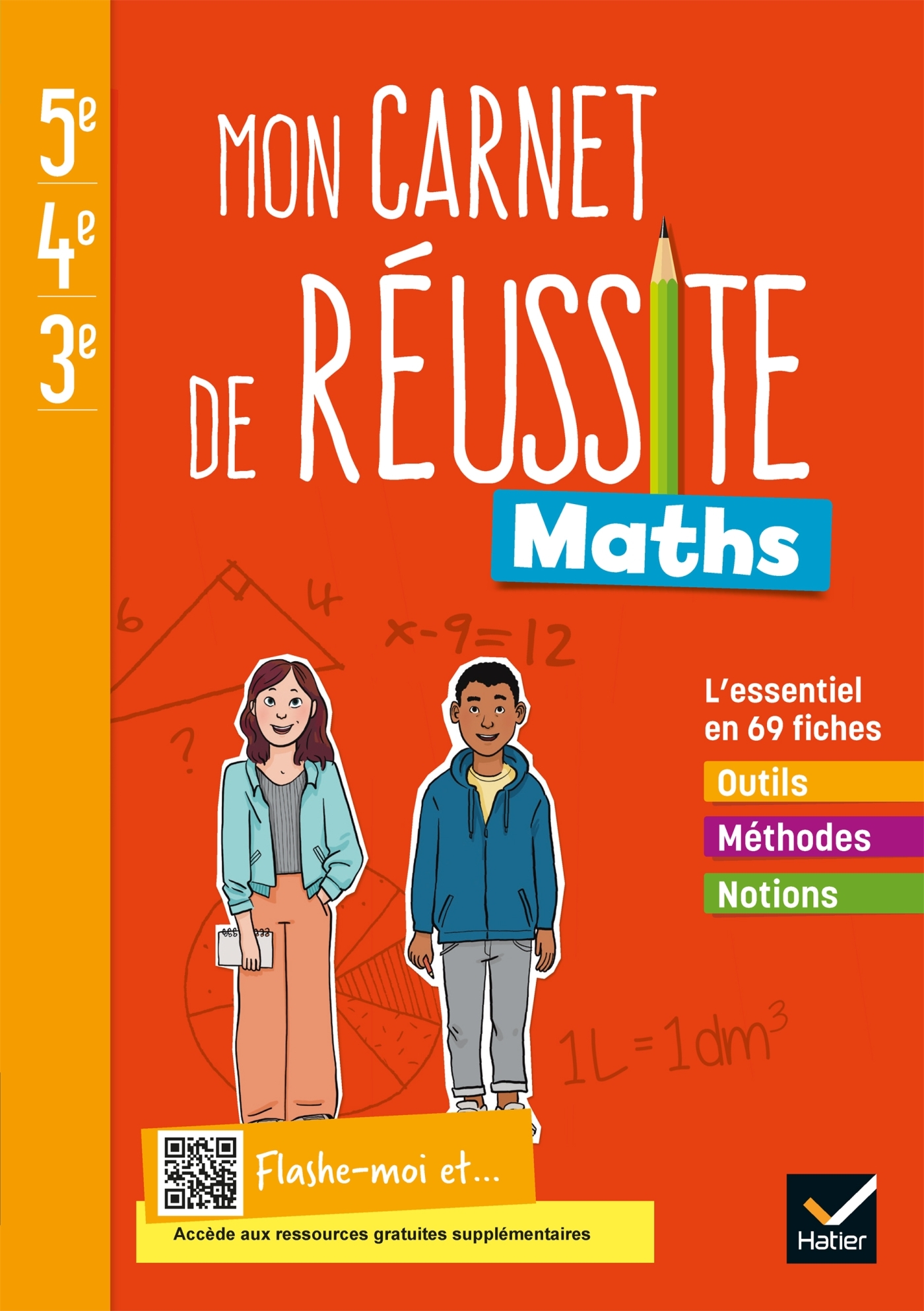 Mon carnet de réussite Maths 5e 4e 3e - Ed. 2021 - Cahier élève