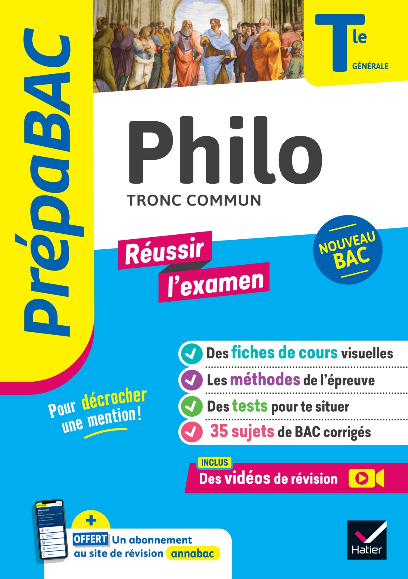 Prépabac Réussir l'examen - Philo Tle générale - Bac 2026