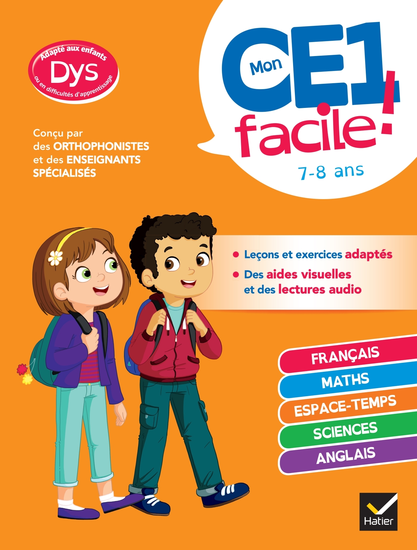 Mon CE1 facile ! adapté aux enfants DYS ou en difficulté d'apprentissage