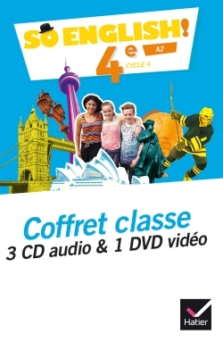 So English! - Anglais 4e Éd. 2017 - Coffret CD / DVD classe