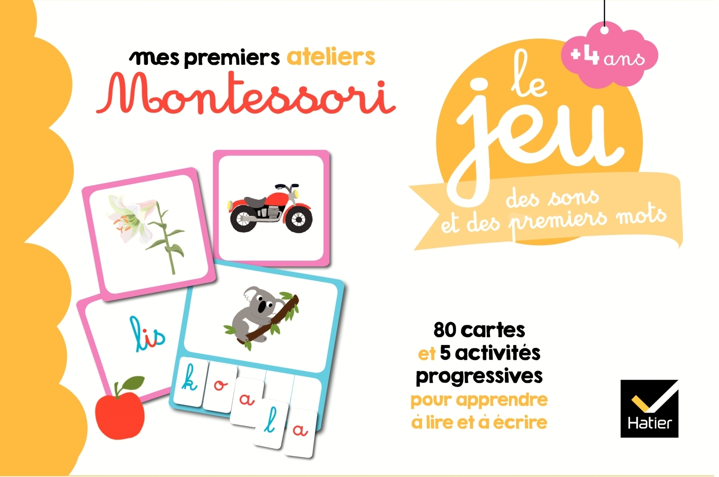 Le jeu Montessori des sons et des premiers mots