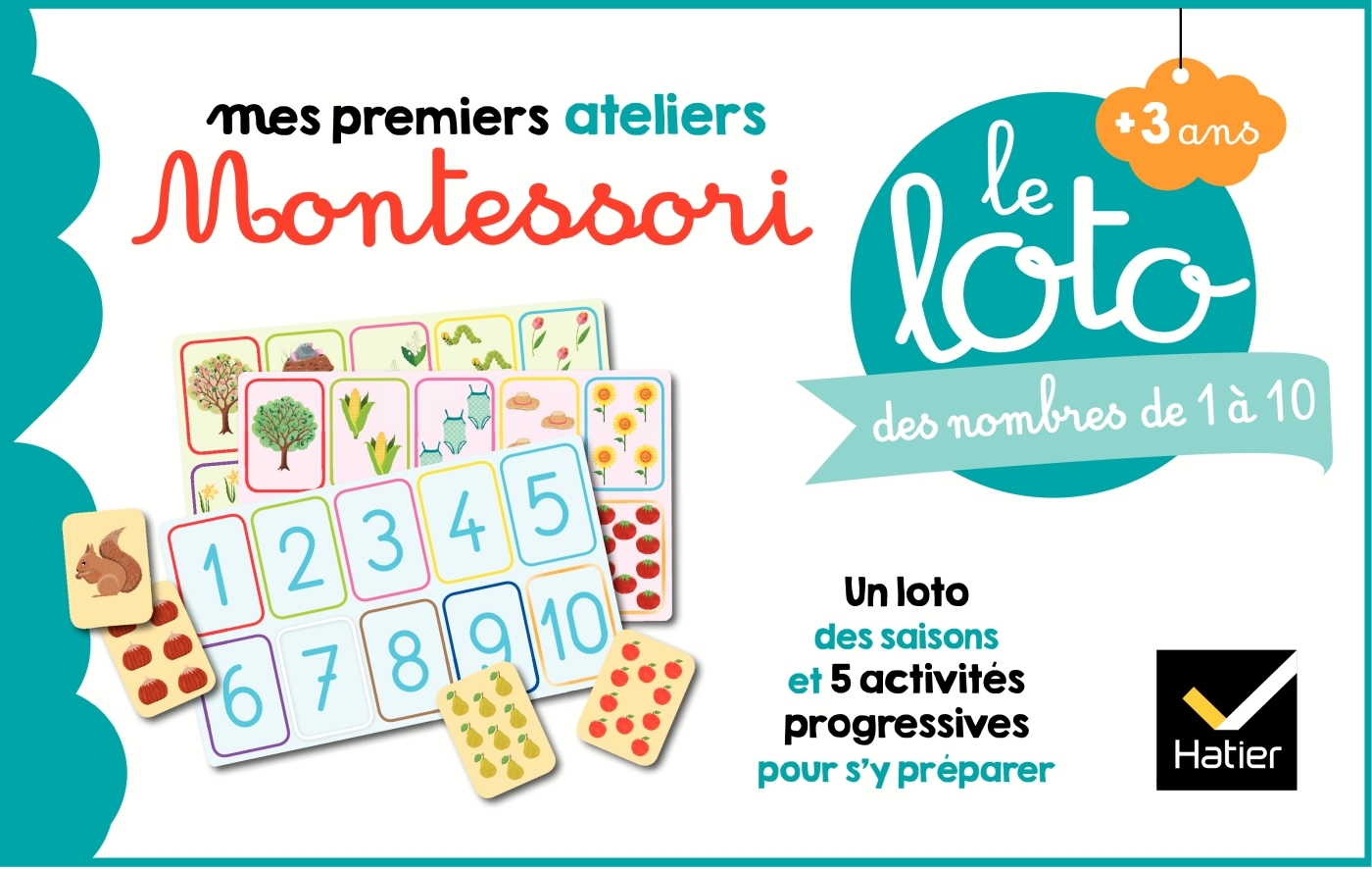 Le loto Montessori des nombres de 1 à 10 