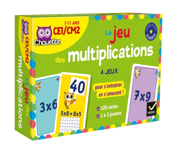 Chouette - Le jeu des multiplications CE1-CM2