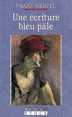 Une Ecriture bleu pâle